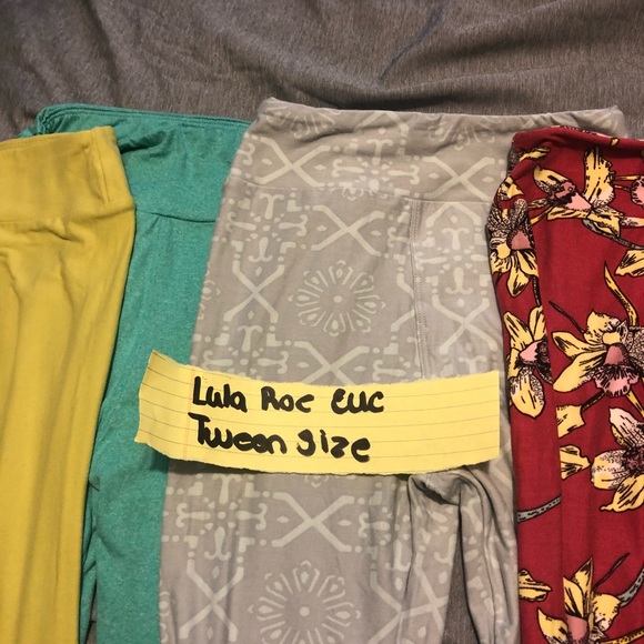 4 different pair of tween lularoe - Picture 1 of 1